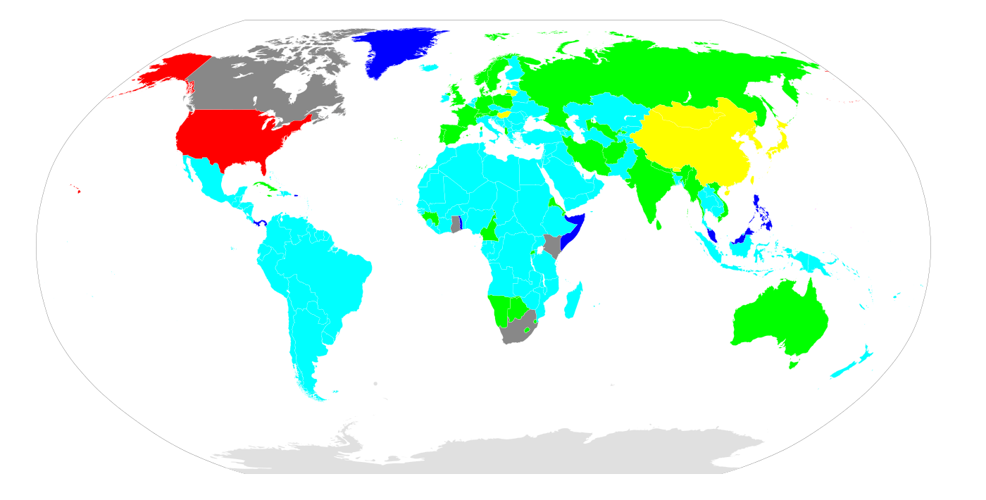 Date formats per country